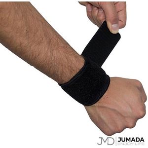 Jumada's Verstelbare Polsband - Polsbeschermer - Sportpolsband - Fitness Polsband - Wrist Brace - Unisex - Zwart