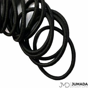 Jumada's Mini Haarelastiekjes - Perfect Voor Kinderen - Elastieken - Zwart