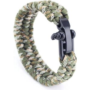 Jumada - Armband - Paracord - Camo - Mode - Unisex - 23 cm - Textiel