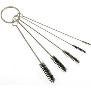 QUARKZMAN 5 Stück Bohrbürste aus Edelstahl, 8 mm Durchmesser