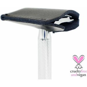 Jumada's - Universeel Reiskapje Scheermes - Leder - Voor Safety Razor