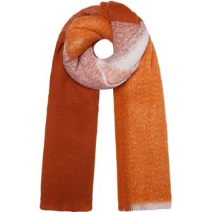 Warme zachte Shawl | Sjaal kleurovergang | Oranje-Rood | valentijn cadeau | kerst kado | laatste