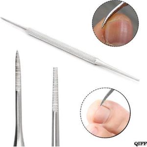 Knaak Teennagel Vijl- Nagel lifter - Ingegroeid - Vuil - Kalknagel - Verzorging - RVS - 1 stuk