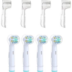 Knaak Beschermkap voor Elektrische Tandenborstel - Rond - 4 stuks