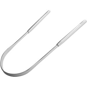 Knaak Tongschraper - Tongreiniger - Mondverzorging - Zilver - 1 Stuk