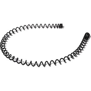 Knaak Wave Spiral Sport Diadeem - Sport Haarband - Metaal - Zwart - 41 cm - 1 stuk