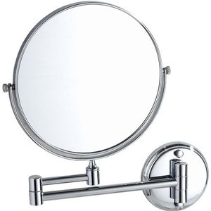 Goud bad spiegel zoom make-up spiegel badkamer accessoires muur Vergrootglas Dual Arm Verlengen 8 inch