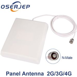 800 ~ 2700 Mhz 10dBi Indoor Panel Antenne Dual Band Antena Externa 2G 3G 4G Modem Antenne gsm Antenne Lte Voor Modem Repetidor