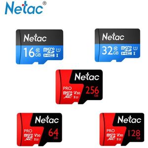 Netac P500 Pro 256GB 128GB 64GB Micro SD SDXC TF Card U3 V30 tot 100 MB/s 32GB 16GB Micro SDHC Card U1 Computer Videokaart