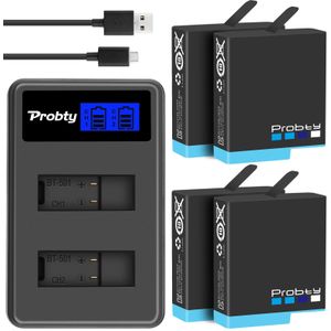Probty Voor Gopro Hero8 Hero7 Hero6 Black Gopro AABT-001 Camera Volledig Gedecodeerd 1680Mah Batterij Gopro Hero 8 Hero 7 Hero 6