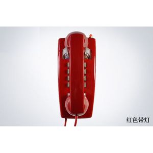 Muur Gemonteerde Antieke Vaste Telefoon Ouderwetse Vintage Telefoon