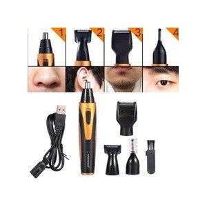 Sportman 4 In 1 Usb Oplaadbare Mannen Neus Oor Tempel Haar Trimmer Elektrische Baard Wenkbrauw Tondeuse Scheren Kits Haar verwijdering
