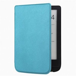 Gligle Ultra Slim Leather Case Cover Voor Pocketbook Touch Lux 4 627 HD3 632 Basic2 616 Ereader Beschermende Shell + screen Film