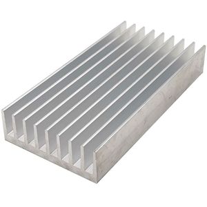 2 Stuks 100X50X17Mm Aluminium Heatsink Cooling Board Voor Led Licht Hoge Thermische Geleidbaarheid Radiator heatsinks