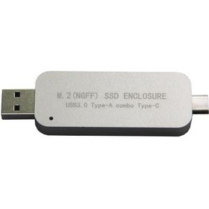 H1111Z M.2 SSD/Harddisk/HDD Behuizing USB 3.0 Type C Harde Schijf Behuizing Externe Harde Schijf Behuizing Case voor 2230 2242 SSD M2
