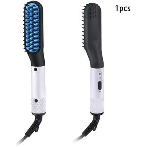 Heren Multifunctionele Steil Haar Kam Baard Stijl Kammen Type Haar Kam Keramische Stijltang