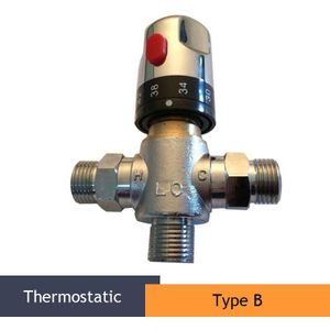 Ulgksd Thermostatische Messing Cartridge G1/2 = DN15 Mengkraan Warm Koud Water Temperatuur Controle Mengkraan Badkamer Accessoires