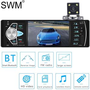 Autoradio 1 Din 4 ""Multimedia MP5 Speler Bluetooth Cassette Speler Oto Teypleri Auto Radio Stereo Fm Aux Tf radio Para Auto 1din