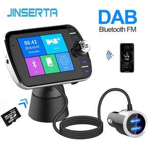 JINSERTA DAB Digitale Radio Ontvanger FM Tuner Radio Auto Bluetooth 4.2 Zender Adapter FM DAV/DAB Tuner Broadcasting
