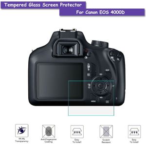 9 H Gehard Glas LCD Screen Protector Shield Film voor Canon EOS 4000D Camera Accessoires