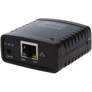 Print Server Usb 2.0 Ethernet Netwerk Lpr Voor Lan Ethernet Networking Printers Delen Zwart