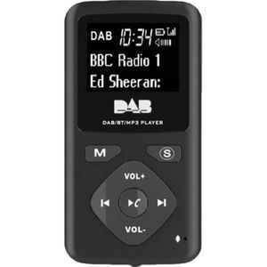 Dab/Dab Digitale Radio Bluetooth 4.0 Persoonlijke Pocket Fm Mini Draagbare Radio Oortelefoon MP3 Micro-Usb Voor Thuis