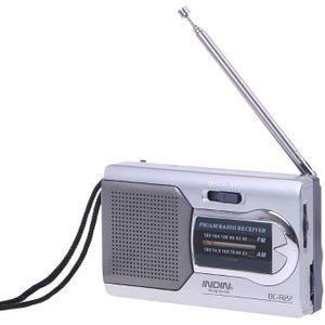 Universal Slim Am/Fm Mini Radio Wereld Ontvanger Stereo Speakers Muziekspeler LX9A