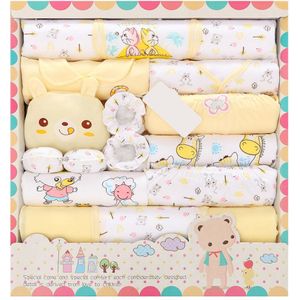 Leuke 18 Pcs Lente Pasgeboren Baby Comfortabele Mooie Kleding Set Katoenen Baby Ondergoed Kind Baby Cadeau Set Benodigdheden