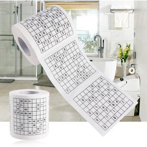 Sudoku Spel Wc Rolls 2-Ply Thuis Creatieve Spelletjes Papieren Handdoek Vasthoudendheid Duurzaam Bad Toilet Roll Paper Tissue Levert