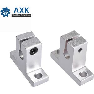 Side Blokken Rail As Kogellager 8 Mm 1 Pc Lineaire Ondersteuning Xyz Tafel Cnc 3d Printer Deel Sk8 Sk10 sk12 Sk13 Sk16 Sk20 Sh8a Niet