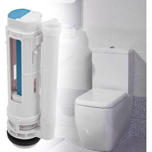 Split Wc Afvoer Flush Stortbak Klep Twee-Knop Wc Water uitlaatklep G1/2 ""Vulventielen Wc WC water tank fittingen