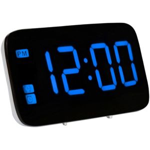 Elektrische Wekker Digitale Led Display Voice Control Snooze Night Backlight Klokken