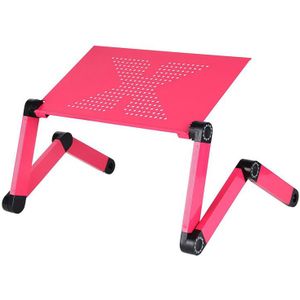 Verstelbare Draagbare Folding Laptop Tafel Multi Functionele Ergonomische Laptop Stand Usb Cooliing Fans Voor Bed Met Muismat