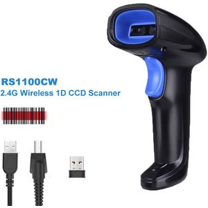 1Pc Handheld Wired 1D Ccd Barcode Scanner Pos 2D Barcode Scanning Rood Licht Reader Met usb Kabel