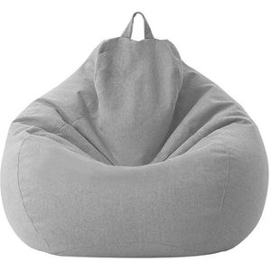 1Pc Zitzak Hoes Bean Bag Cover Katoen Linnen Slaapkamer Zacht Zonder Vulmiddel Indoor Nordic Stijl Huis