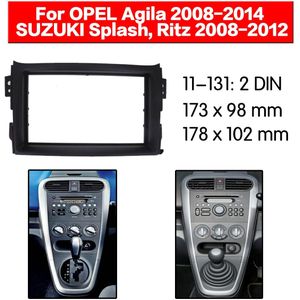 Stereo Panel Plaat Autoradio Fascia Surround Voor OPEL Agila SUZUKI Splash Ritz DVD inbouwen Frame Dash Kit