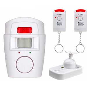 Afstandsbediening Infrarood Draadloze Deur Window Home Alarm Draadloze Pir/Motion Alarm Sensor + 2 Afstandsbediening Alarm 120db