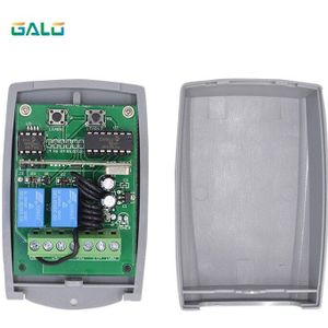 Universele 2 Kanaals Gate Garagedeur Afstandsbediening Ontvanger 433Mhz Vaste Code En Rolling Code Ontvanger
