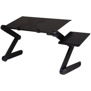 Laptop Tafel Stand Met Verstelbare Vouwen Ergonomisch Stand Notebook Bureau Voor Ultrabook, Netbook Of Tablet Met Muismat