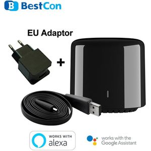 Bestcon RM4C Mini Wifi Ir Smart Home Universele Draadloze Afstandsbediening Via Broadlink App Werkt Met Alexa Google Thuis