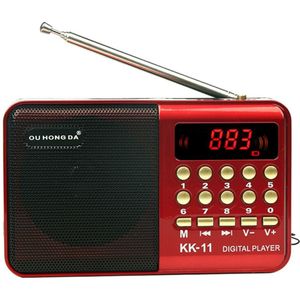 Speaker Fm Mini Music Player Sound Recorder Houvast Usb Opladen Insert Card Multifunctionele Digitale Draagbare Radio