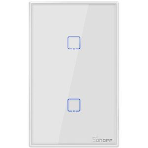 Sonoff T2 Tx Smart Panel Wifi Smart Switches Met 2/1 Gangs Voor Alexa Houder Google Thuis Mini Smart Home Eu & Uk & Us