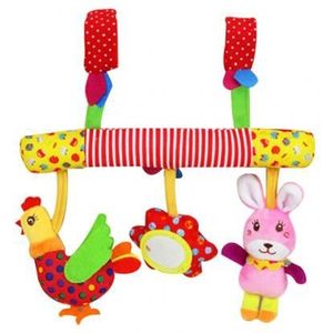 Kinderwagen Ornamenten Speelgoed Dier Hanger Baby Todder Zachte Dier Rammelaar Opknoping Pop Mobiele Crib Wandelwagen Onderwijs Speelgoed
