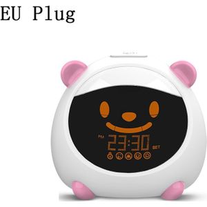 Wifi Smart Kids &#39;Alarm Slaap Trainer Klok Licht Geluid Uitdrukking Slimme Leven Tuya App Voice Control Met Alexa Google Thuis