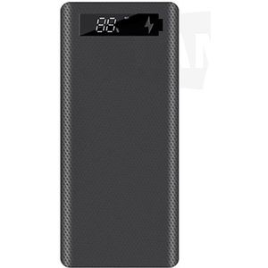 8*18650 Dual Usb Power Bank Batterij Box Shell 5V/2A 10W Snel Opladen Diy Charger case Voor Iphone Samsung Met Pakket