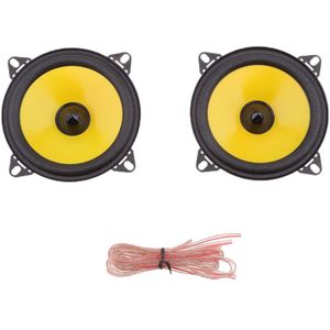 2PCS 4'' 80W 2-way Car Speaker Automobile Automotive Car Coaxial Speakers