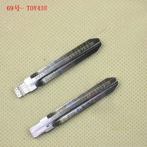 NO.1 69 TOY43R Vervanging Sleutelblad voor Subaru XV Autosleutel Blanks voor Toyota met schaal mark voor Haver H6