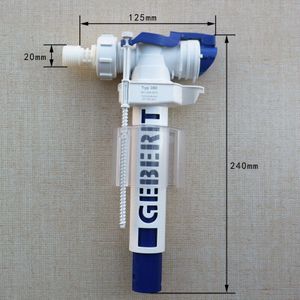 Wc Inlaatklep Side Entry Stortbak Fittingen Verstelbare Float Vullen Kleppen G3/8 ""G1/2"" Badkamer armatuur Vervangende Onderdelen