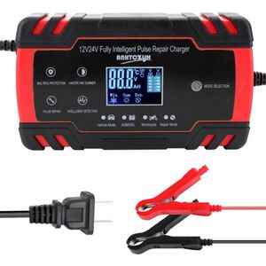 Mini Size Portable 12V/24V Car Cell Charger Adapter Power Motorcycle Auto Cell Charger with Digital Display Car Cell Charger