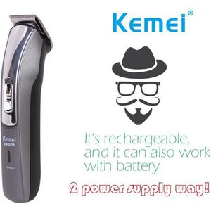 Kemei Tondeuse Elektrische Trimmer Haar Knippen Baard Trimmer Scheren Machine Oplaadbare Tondeuse Scheerapparaat Scheermes KM-2512